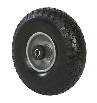 Klutch Flat-Free Utility Tire Assembly, 10/3.00-4, Knobby Tread