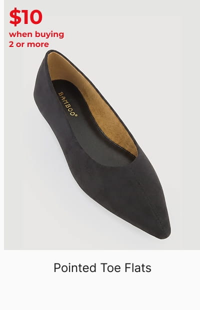 Shop Pointed Toe Flats