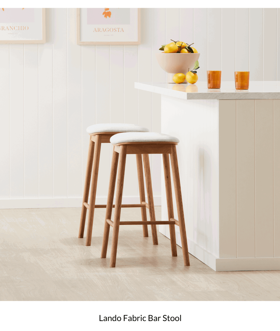 Shop Lando Fabric Bar Stool