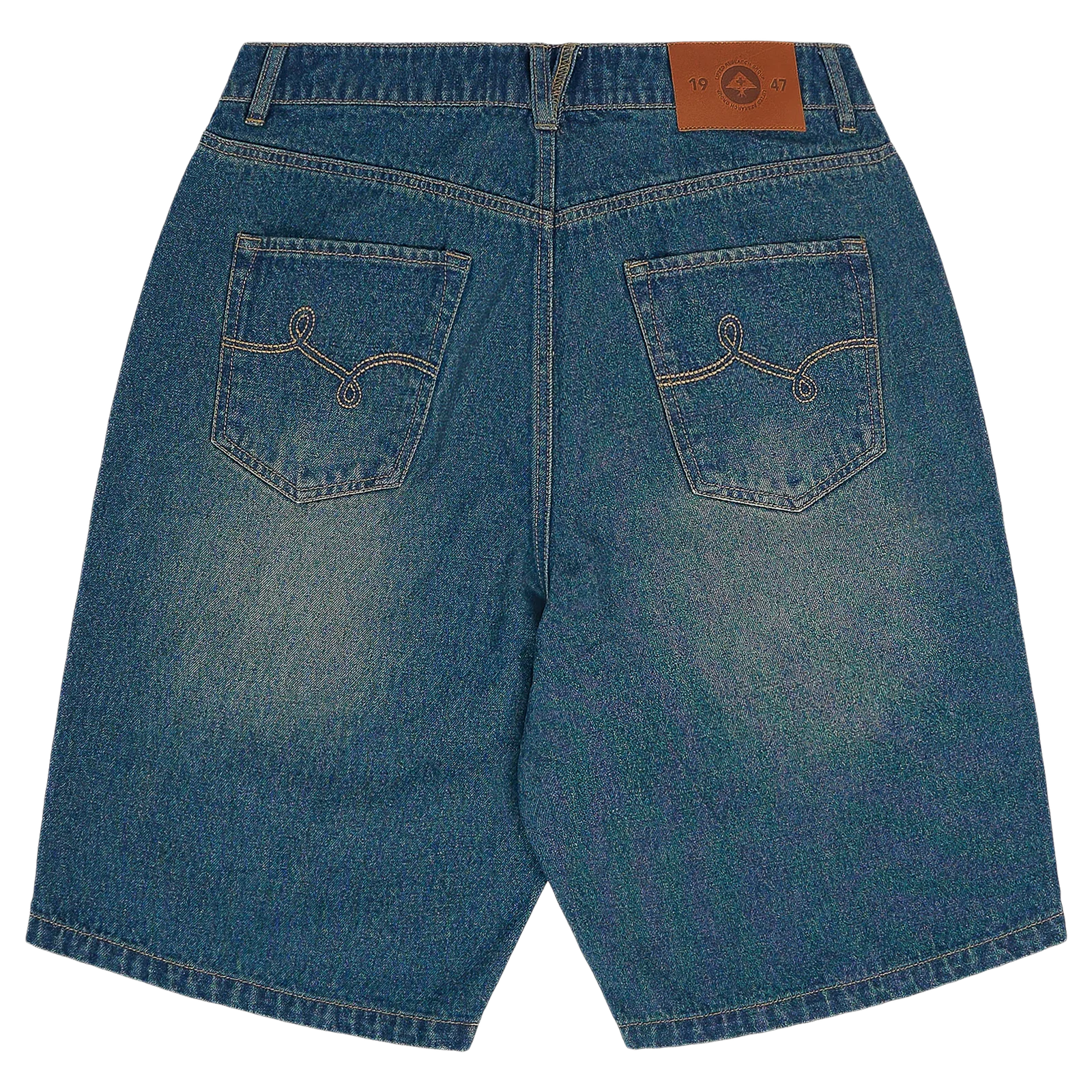 Image of OVERCOME RESISTENCE DENIM SHORT - INDIGO WASH