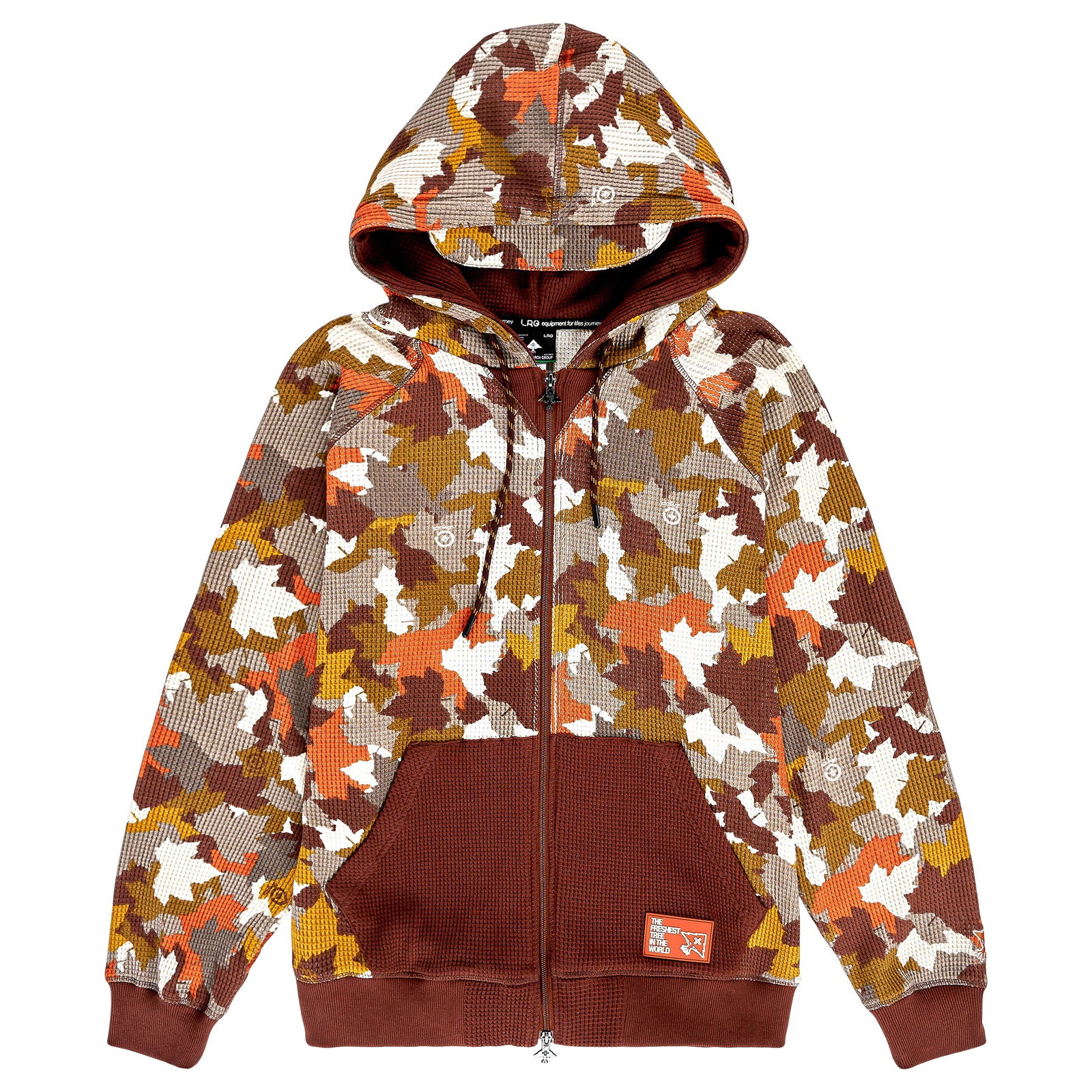 Image of FRESHEST MAPLE CAMO THERMAL ZIP - BROWN MAPLE CAMO