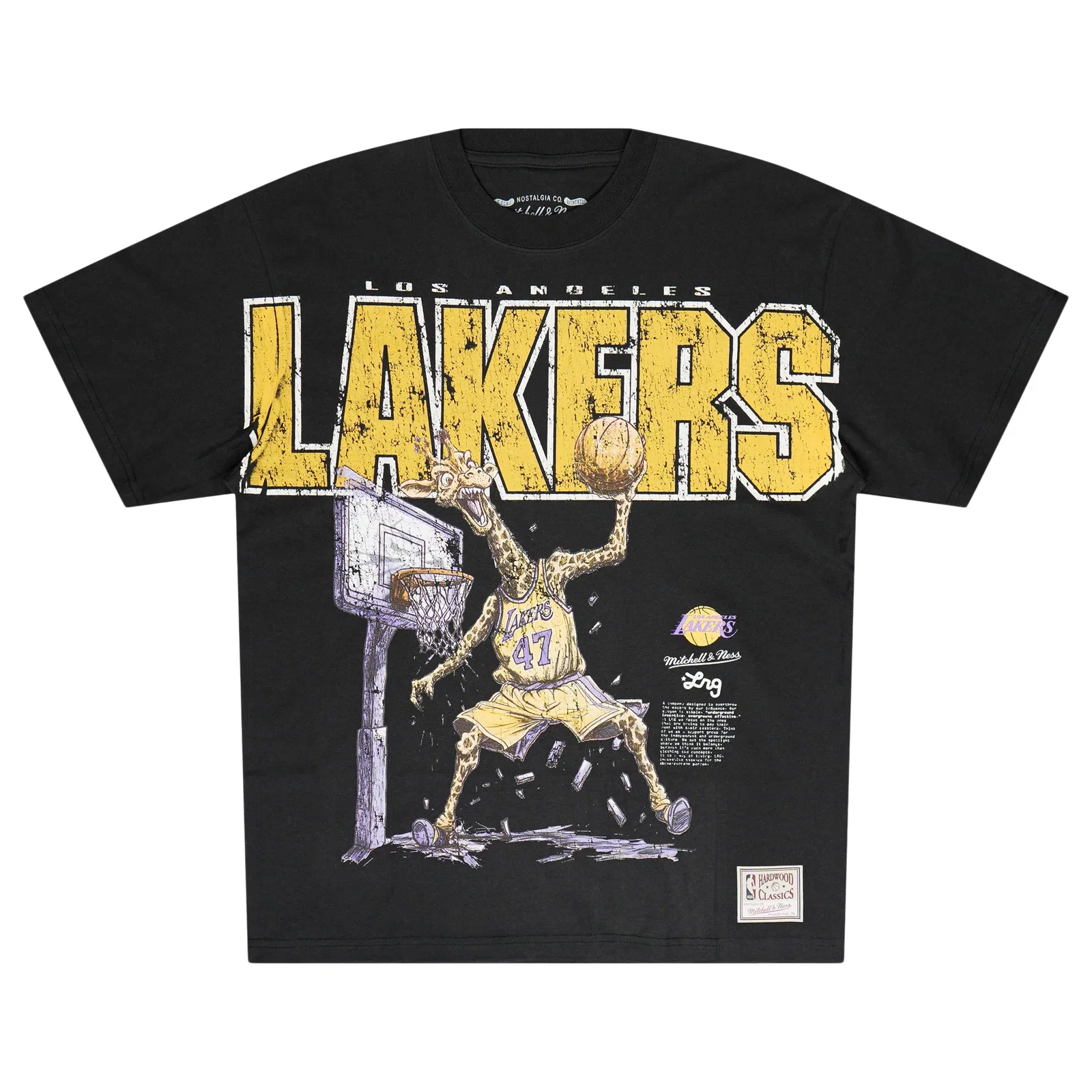 Image of LAKERS TEE - BLACK