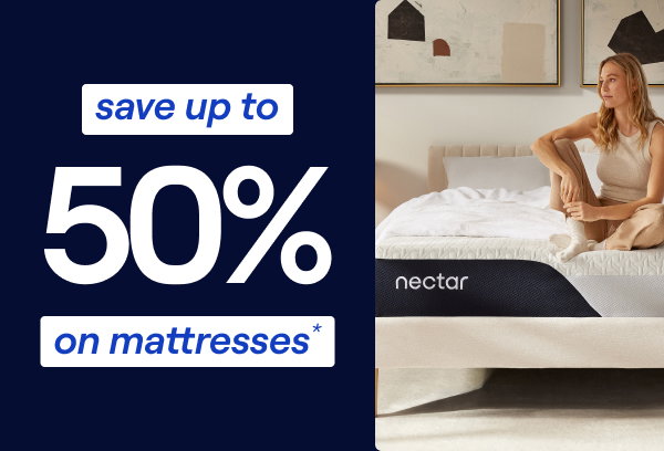 Save up to 50% on Nectar Mattresses (Memory Foam or Hybrid)*