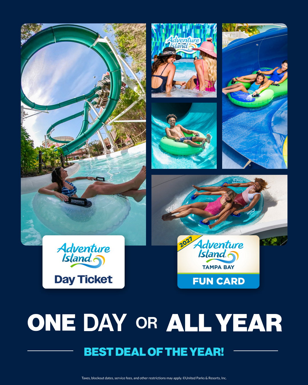 ONE DAY OR ALL YEAR - BEST DEAL OF THE YEAR 
