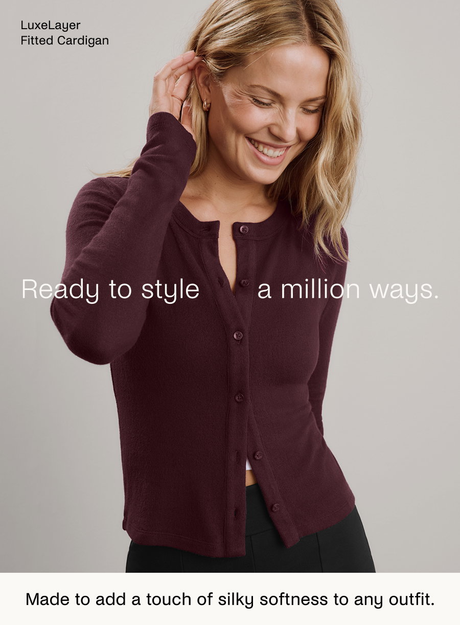 LuxeLayer Fitted Cardigan
