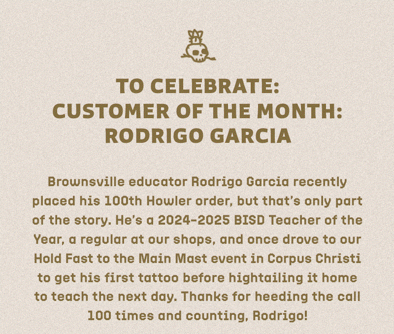 Customer of the Month
