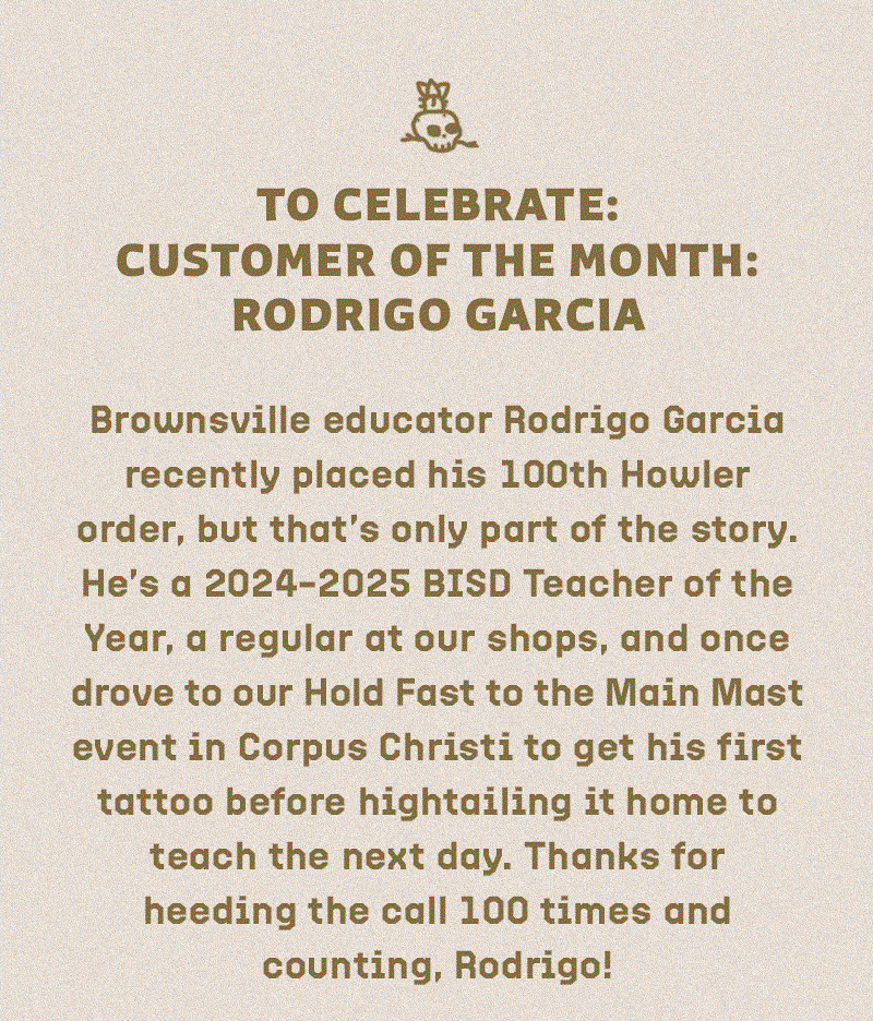 Customer of the Month