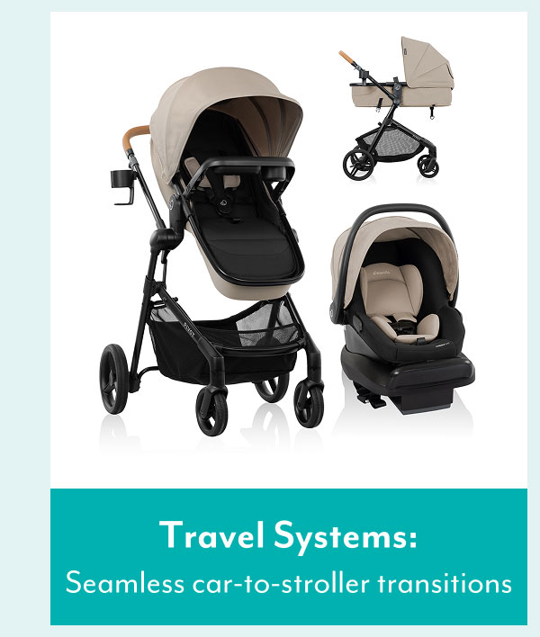 Travel Systems: Seamless car-to-stroller transitions