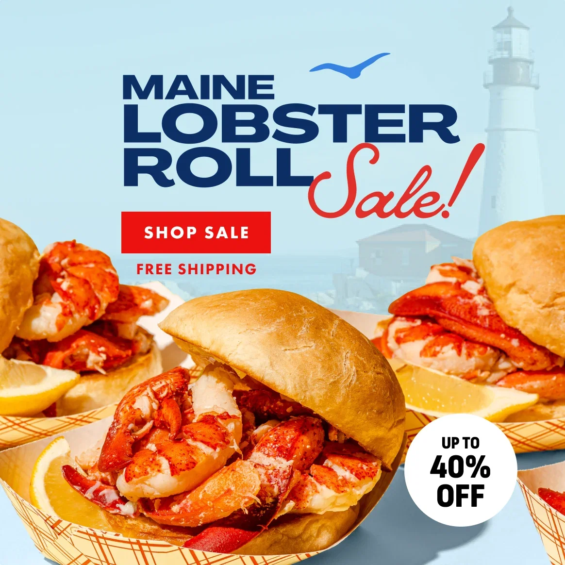 Maine Lobster Roll Sale