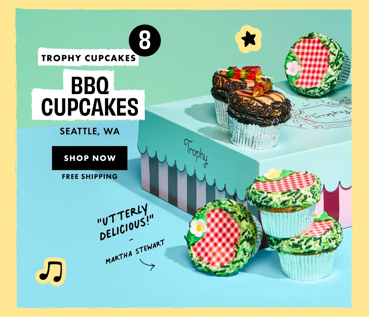 Trophy's BBQ Cupcakes 