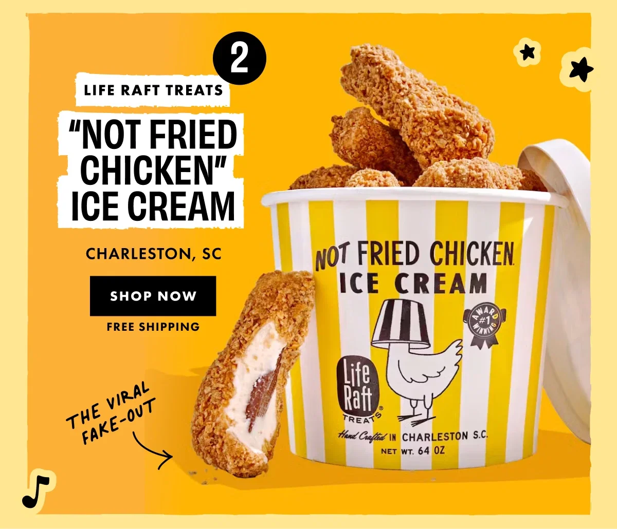 Life Raft Treats Not Fried Chicken Ice Cream