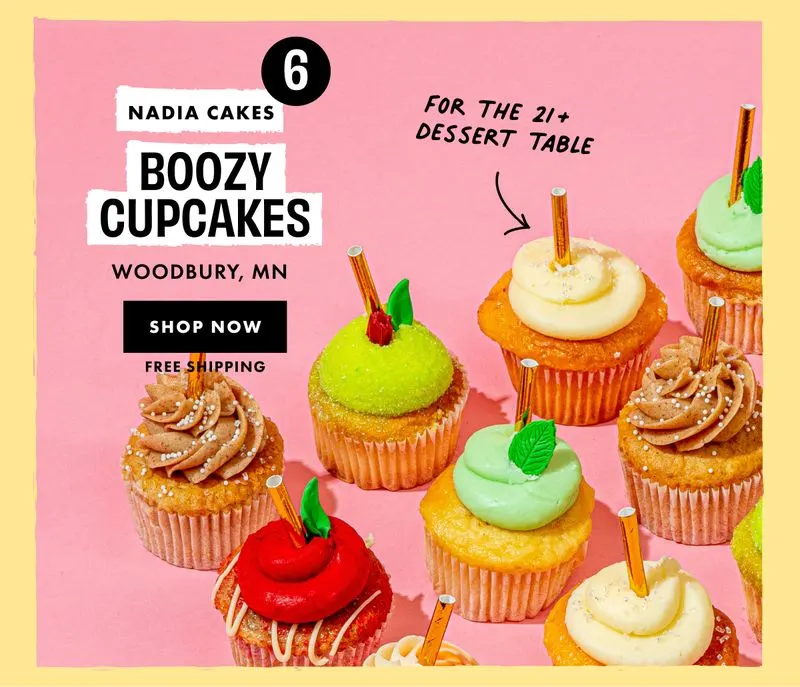 Nadia's Boozy Cupcakes