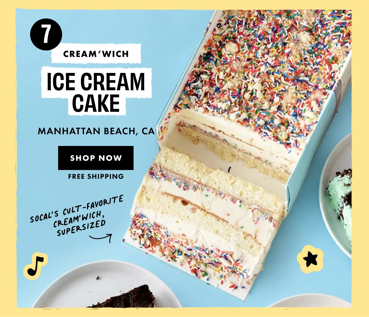 Cream'wich Ice Cream Cake