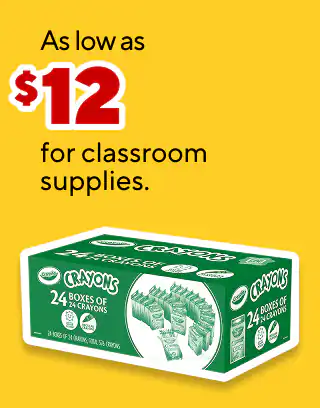 The most wonderful time of the year
Only $0.55 Staples 2-pocket poly folders
Only $0.99 Crayola colored pencils, 12/pk, or markers, 10/pk
As low as $12 for classroom supplies
100% back in points on all Post-it products