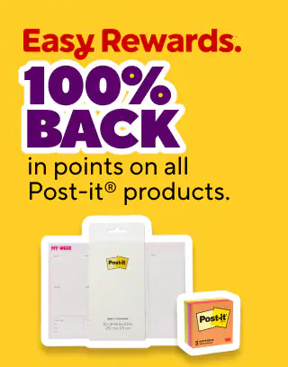 The most wonderful time of the year
Only $0.55 Staples 2-pocket poly folders
Only $0.99 Crayola colored pencils, 12/pk, or markers, 10/pk
As low as $12 for classroom supplies
100% back in points on all Post-it products