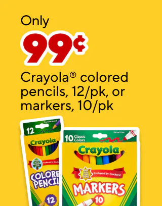 The most wonderful time of the year
Only $0.55 Staples 2-pocket poly folders
Only $0.99 Crayola colored pencils, 12/pk, or markers, 10/pk
As low as $12 for classroom supplies
100% back in points on all Post-it products