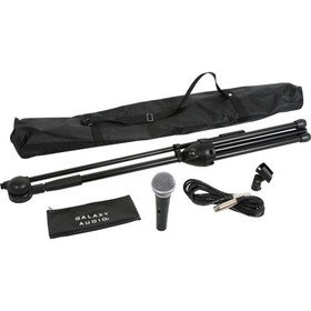 Galaxy Audio RT-66SXD Complete Unidirectional Cardioid Mic and Stand Kit