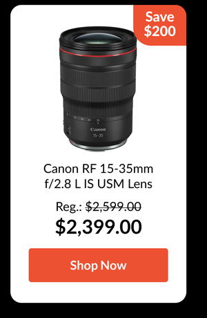 Canon RF 15-35mm f/2.8 L IS USM Lens