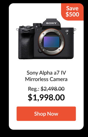 Sony Alpha a7 IV Mirrorless Camera