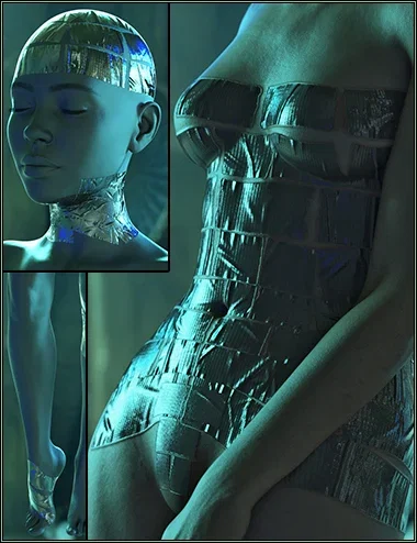 Taped Trauma Geoshell Skin Builder for Genesis 9
