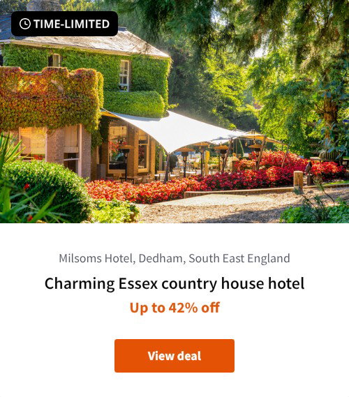 Charming Essex country house hotel