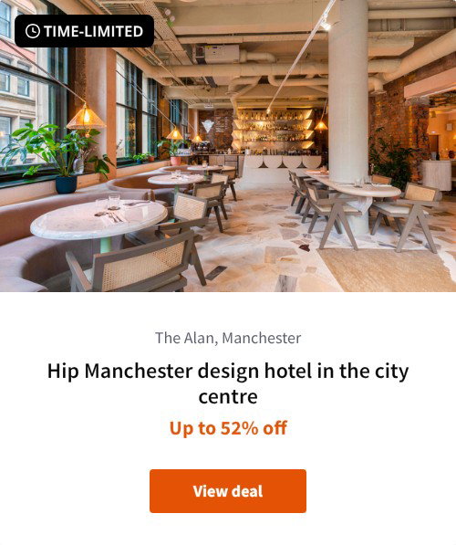 Hip Manchester design hotel in the city centre