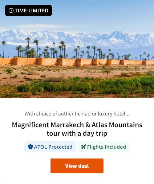 Magnificent Marrakech &amp; Atlas Mountains tour with a day trip