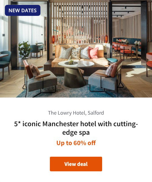 5* iconic Manchester hotel with cutting-edge spa