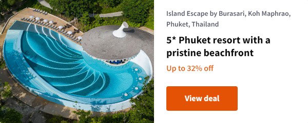 5* Phuket resort with a pristine beachfront