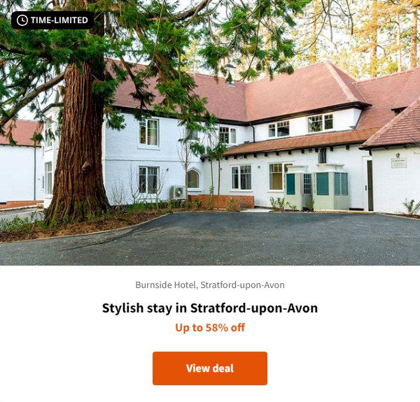 Stylish stay in Stratford-upon-Avon
