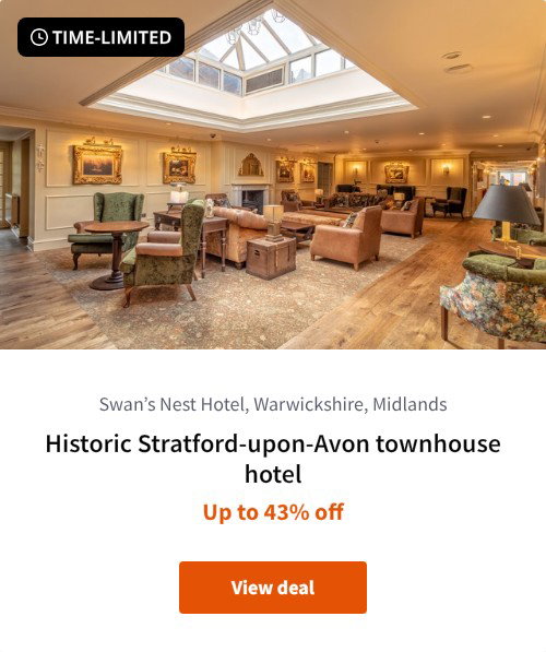 Historic Stratford-upon-Avon townhouse hotel