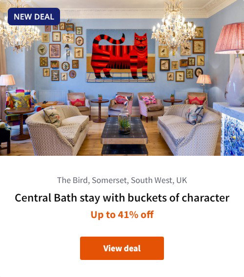 Central Bath stay with buckets of character
