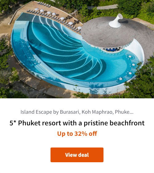 5* Phuket resort with a pristine beachfront