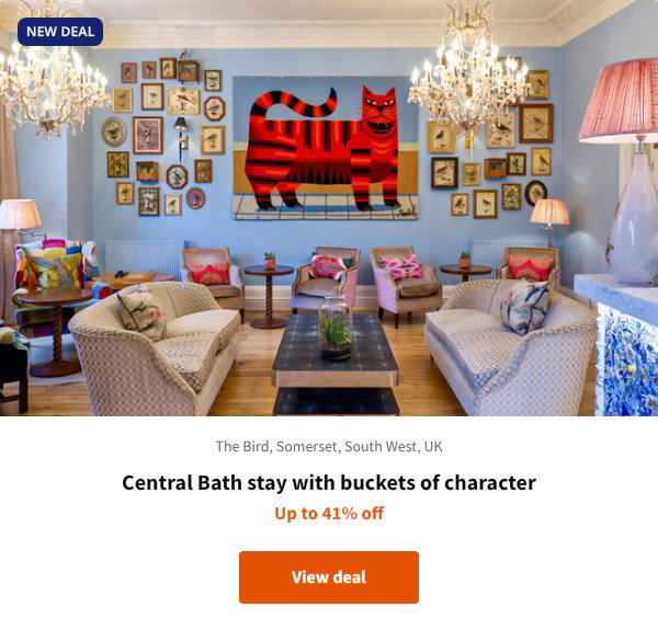Central Bath stay with buckets of character