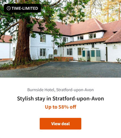 Stylish stay in Stratford-upon-Avon