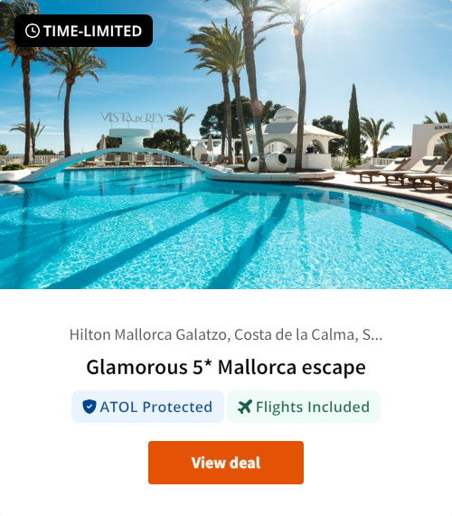 Glamorous 5* Mallorca escape