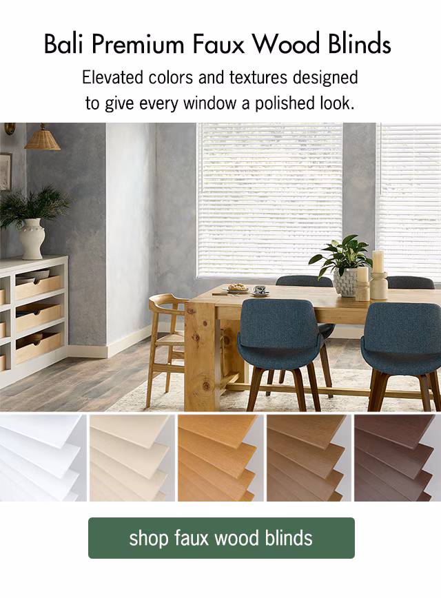 Blindsgalore Premium Faux Wood Blinds