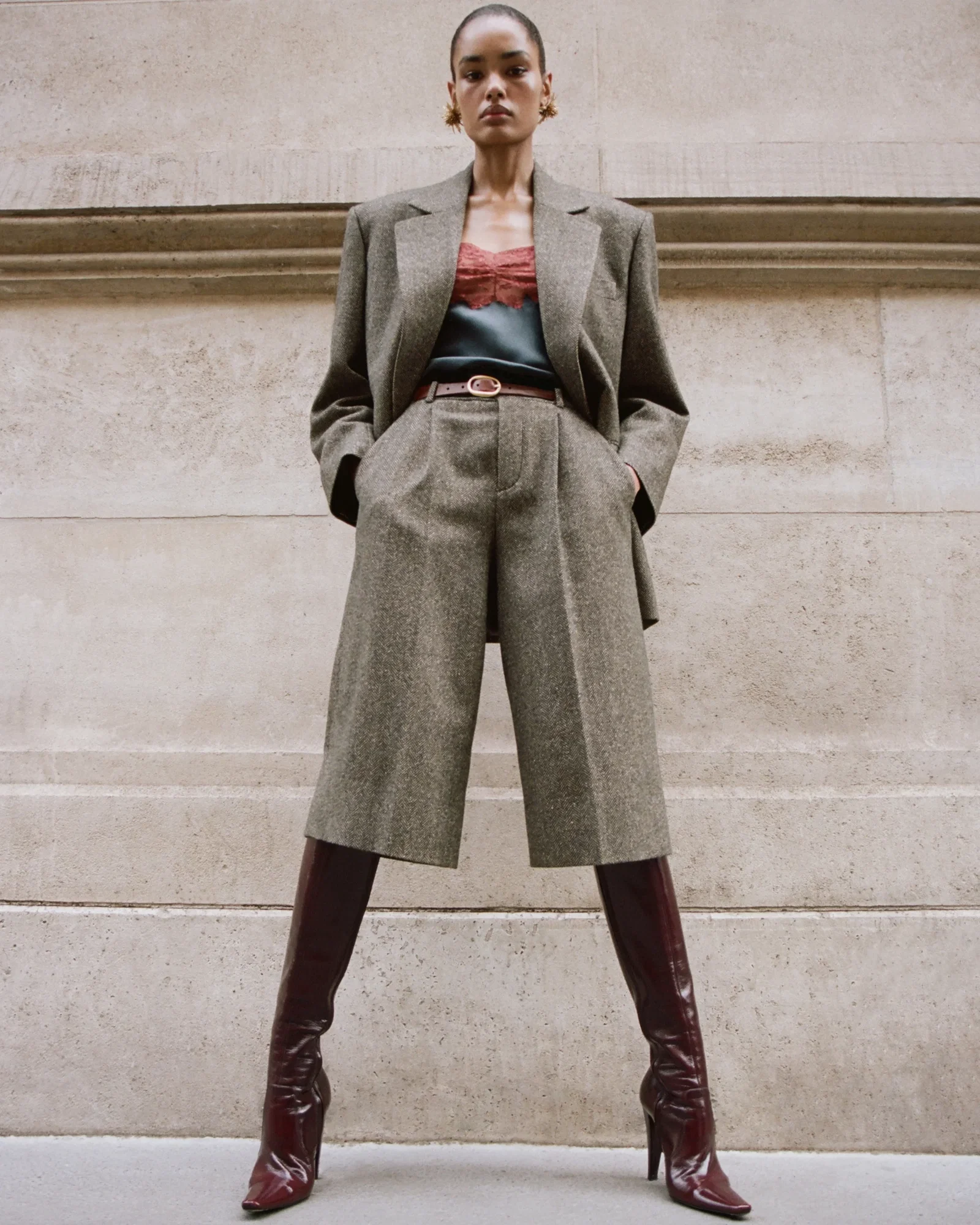 ANA wears Saint Laurent