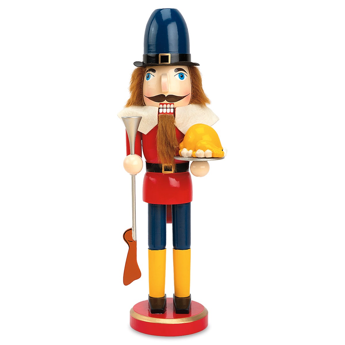 Image of Wood Thanksgiving Nutcracker