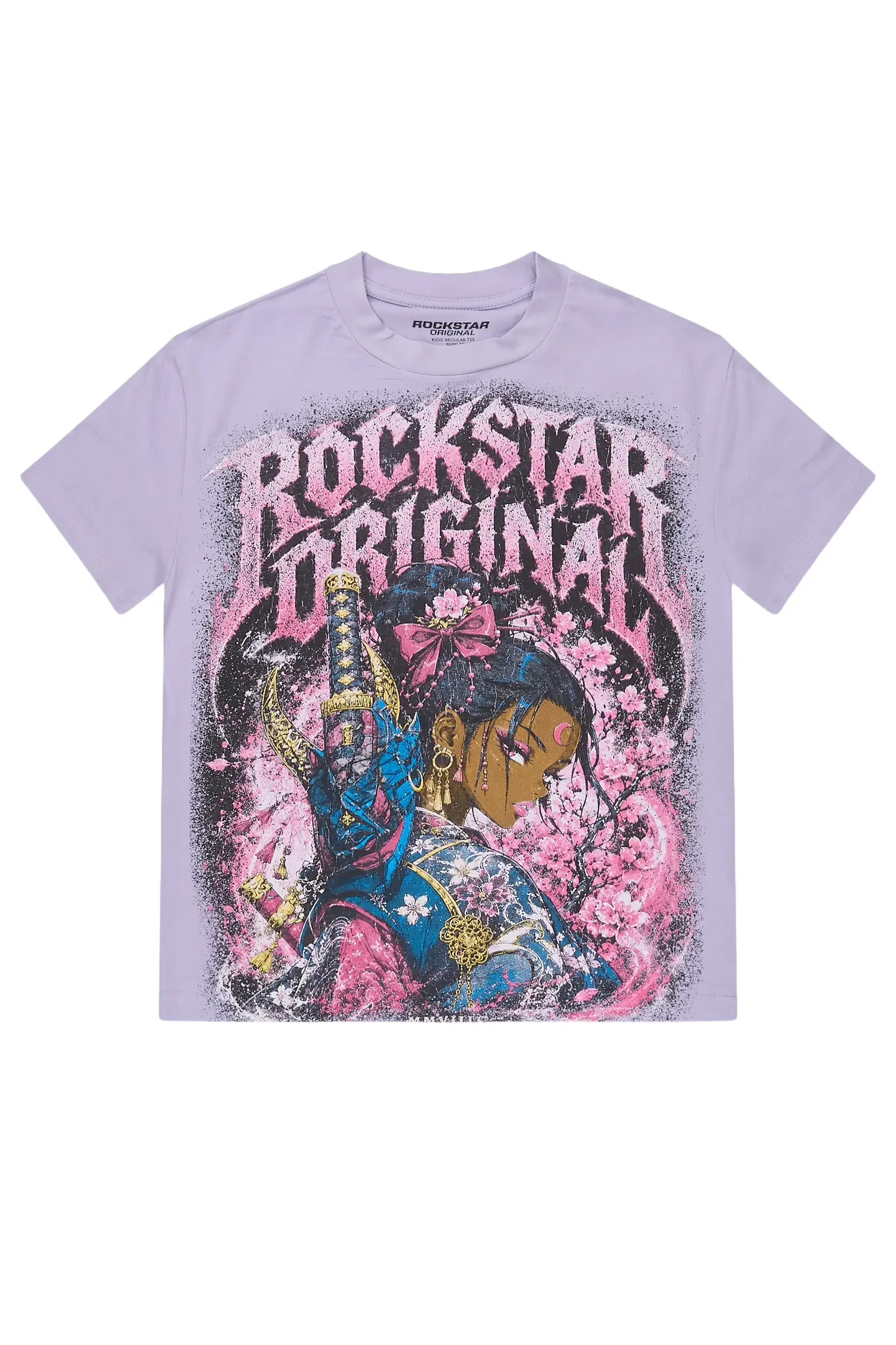 Image of Girls Kavera Lavender Graphic T-Shirt