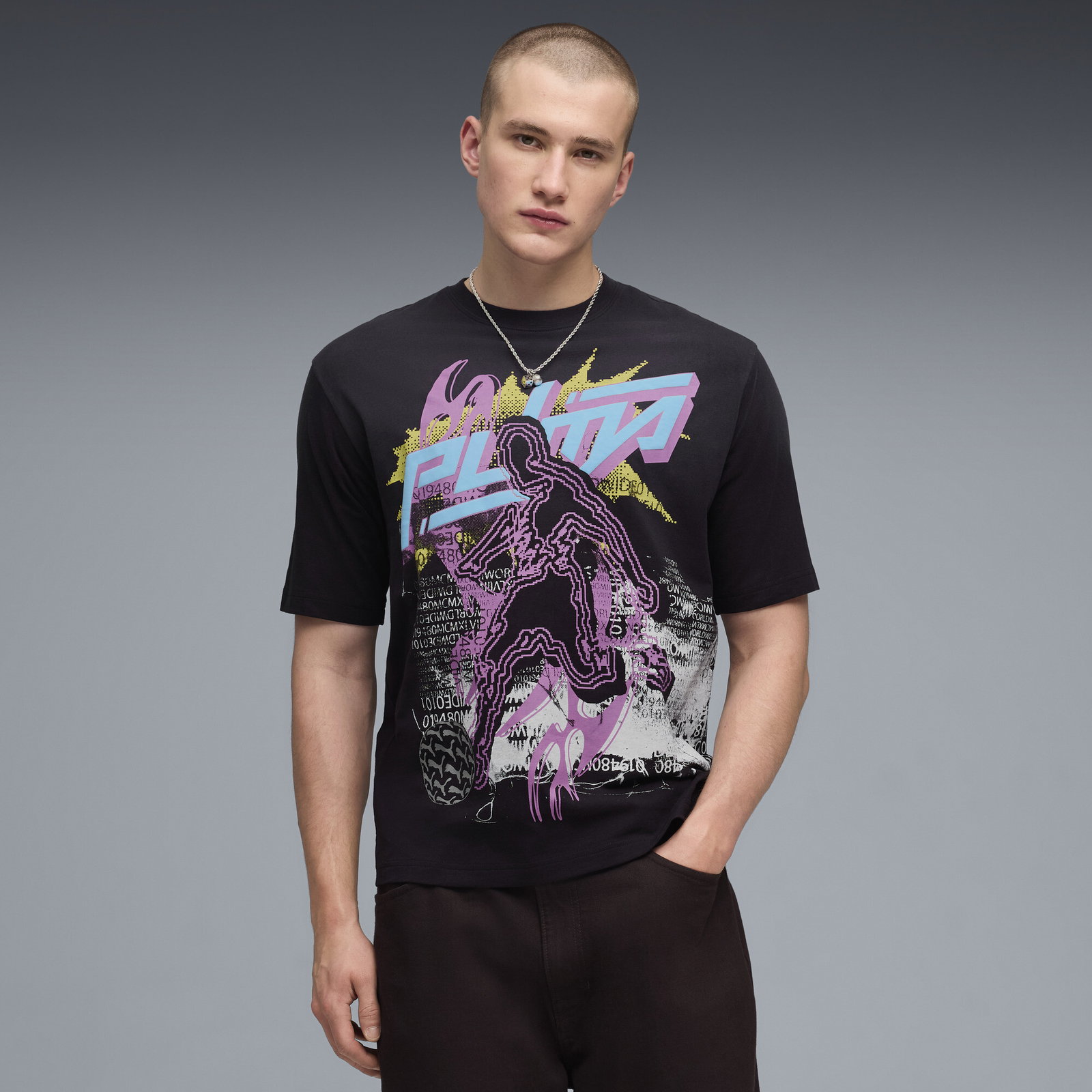 PUMATECH-X Men's Washed Boxy T-Shirt