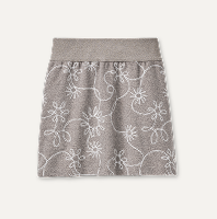Women's Botanic Embroidered Skirt