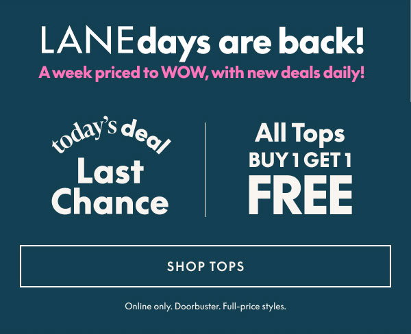 Tops BOGO Free