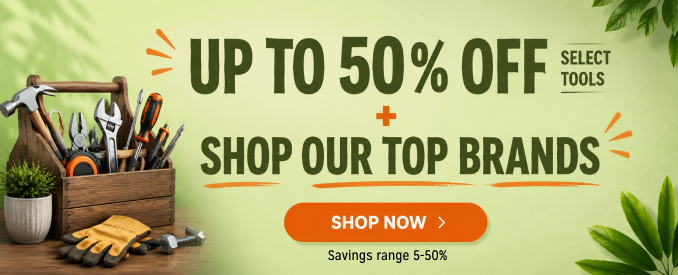 Up to 50% off select tools