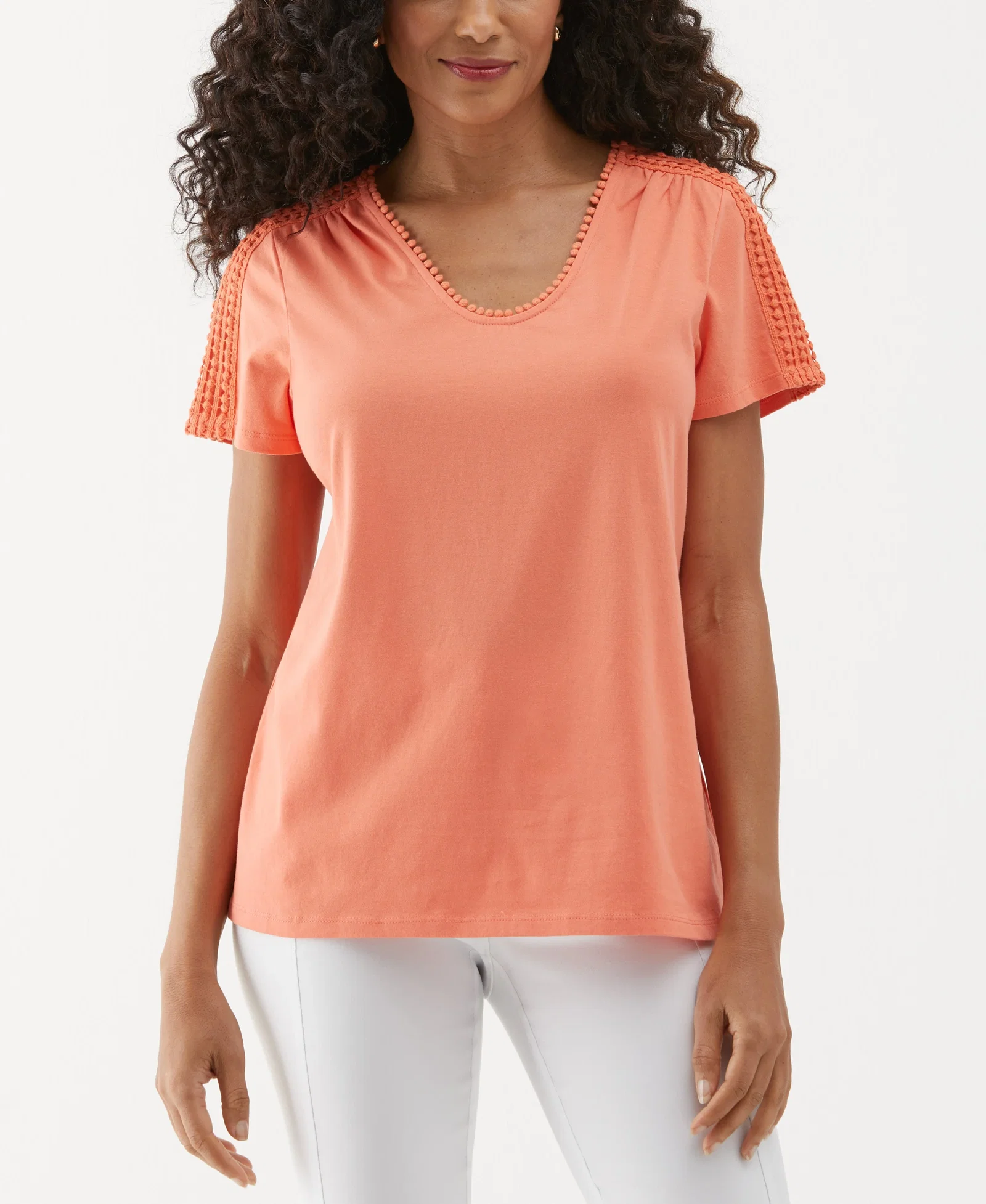 Image of Dot Trim Tee
