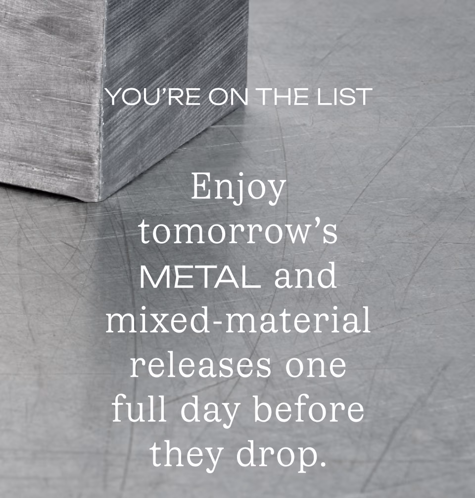 You're on the list