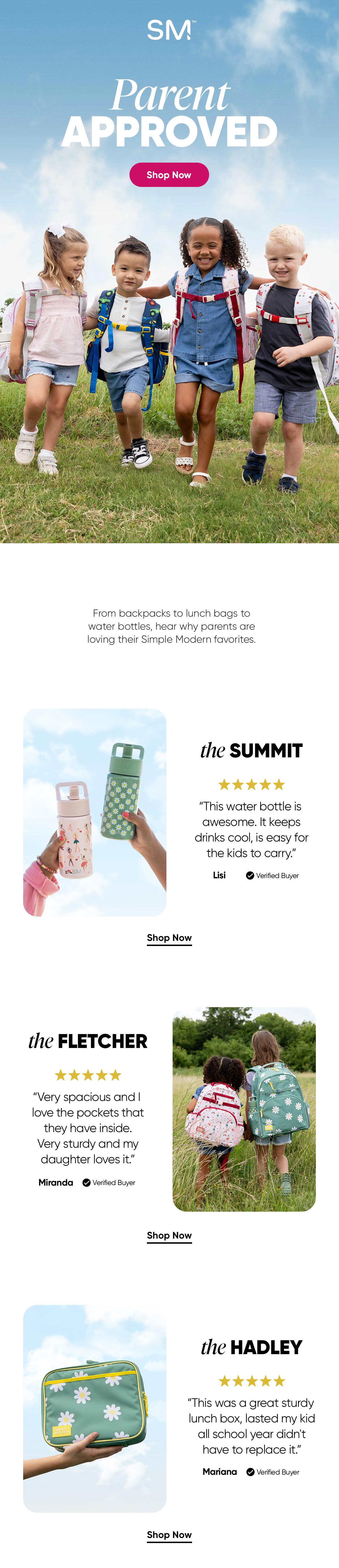 parent approved reviews
