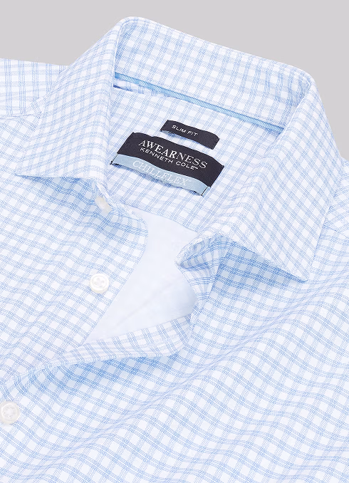 ChillFlex Slim Fit Check 4-Way Stretch Dress Shirt