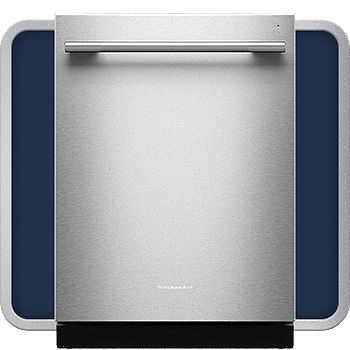 KitchenAid 24 in. 360 Max Jets Third Rack Dishwasher with 90-Minute Normal Cycle