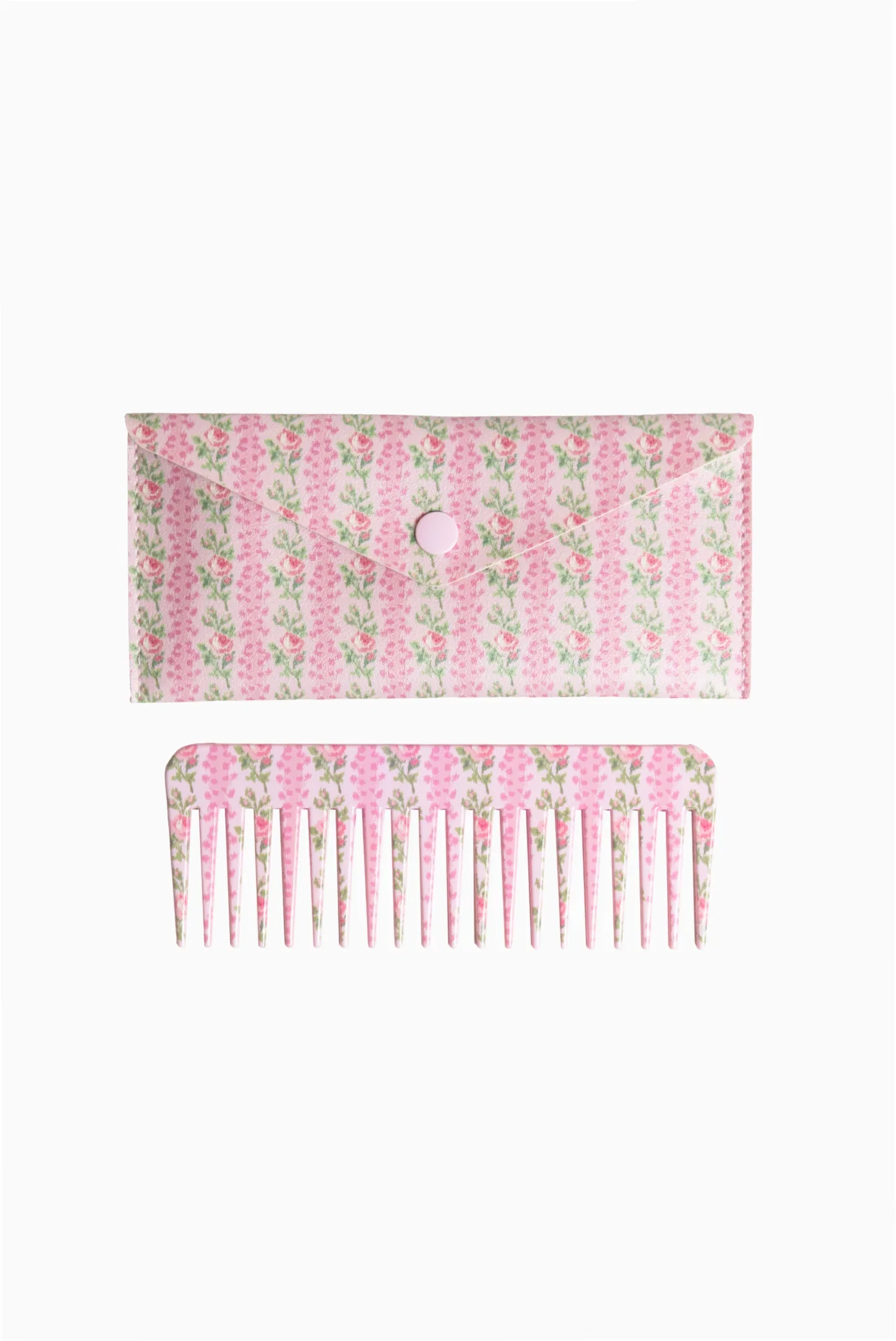 Image of Wet Brush x Love Shack Fancy Comb with Case - Blooming Heirloom